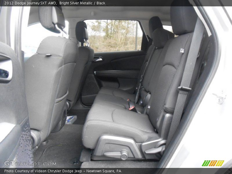 Bright Silver Metallic / Black 2012 Dodge Journey SXT AWD