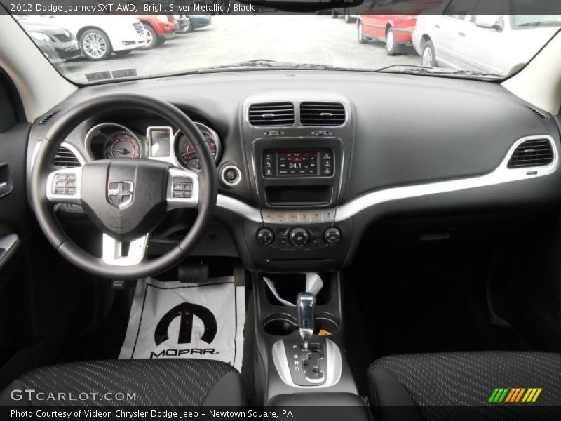 Bright Silver Metallic / Black 2012 Dodge Journey SXT AWD