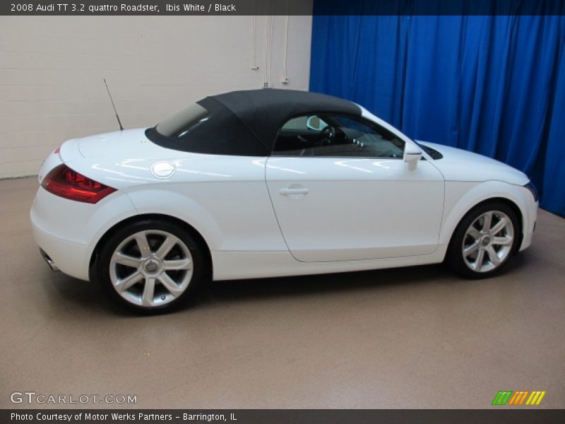 Ibis White / Black 2008 Audi TT 3.2 quattro Roadster