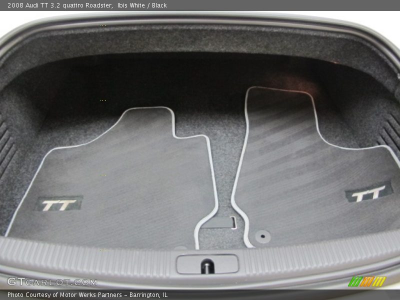 Ibis White / Black 2008 Audi TT 3.2 quattro Roadster