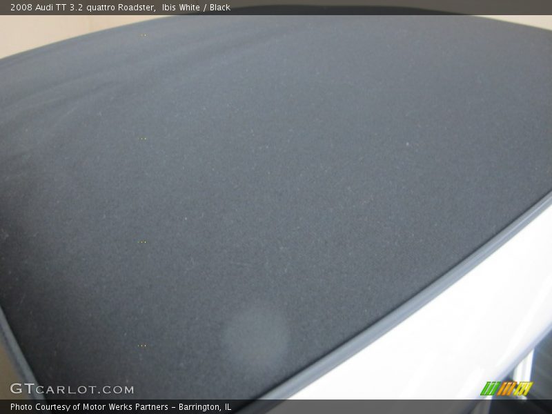 Ibis White / Black 2008 Audi TT 3.2 quattro Roadster