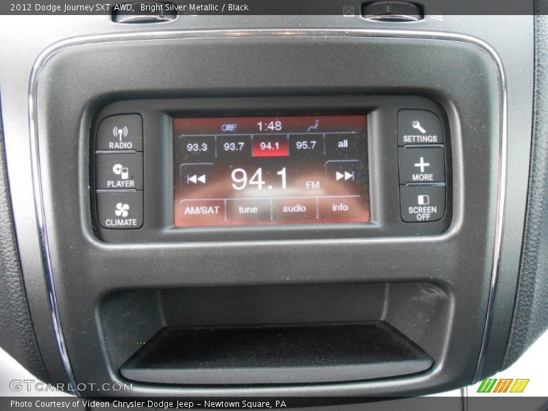 Bright Silver Metallic / Black 2012 Dodge Journey SXT AWD