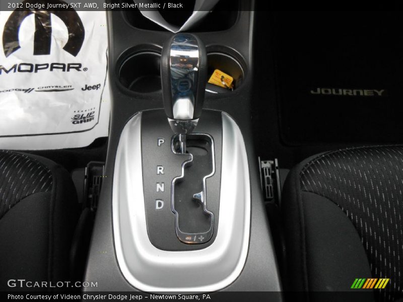 Bright Silver Metallic / Black 2012 Dodge Journey SXT AWD