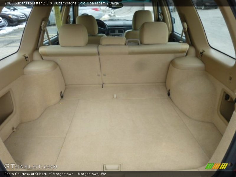 Champagne Gold Opalescent / Beige 2005 Subaru Forester 2.5 X