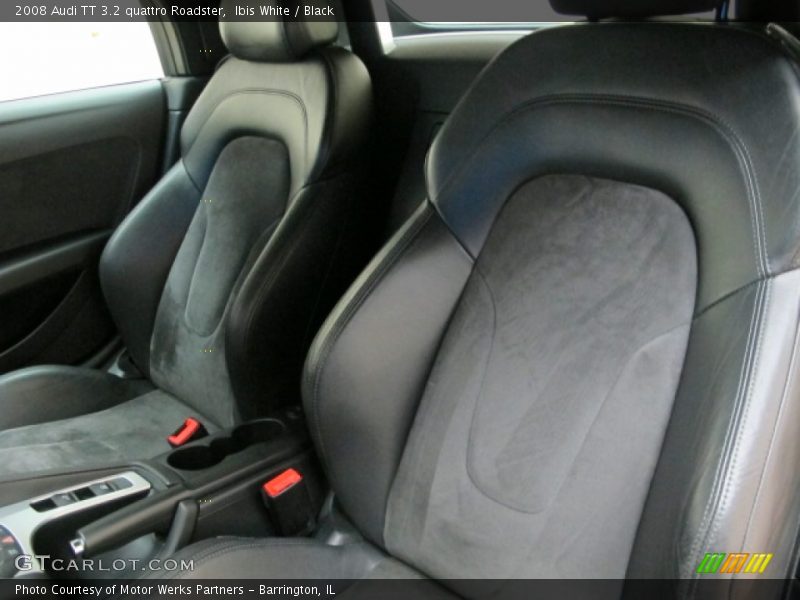 Ibis White / Black 2008 Audi TT 3.2 quattro Roadster