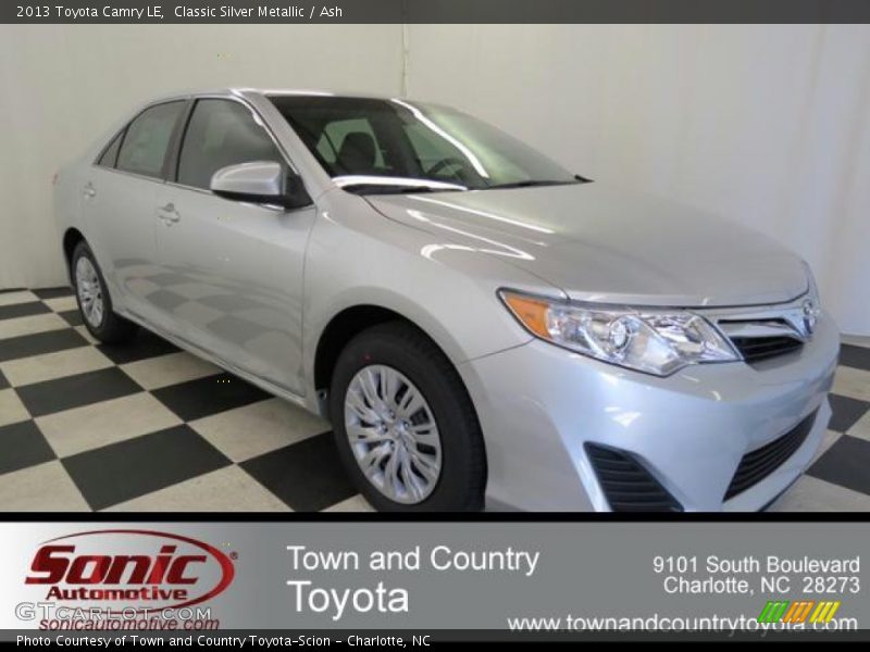 Classic Silver Metallic / Ash 2013 Toyota Camry LE