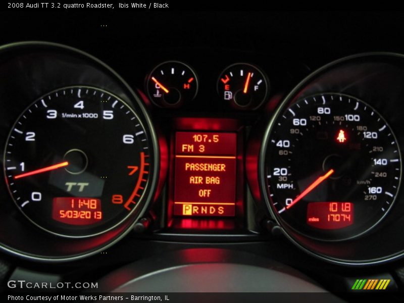  2008 TT 3.2 quattro Roadster 3.2 quattro Roadster Gauges