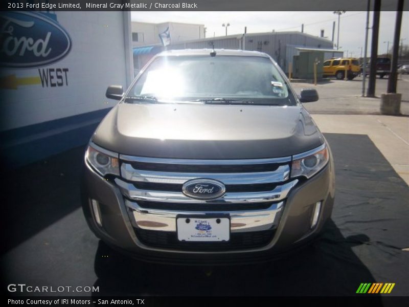 Mineral Gray Metallic / Charcoal Black 2013 Ford Edge Limited