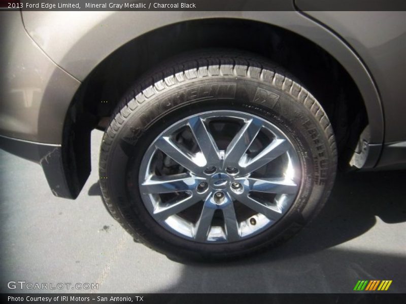 Mineral Gray Metallic / Charcoal Black 2013 Ford Edge Limited
