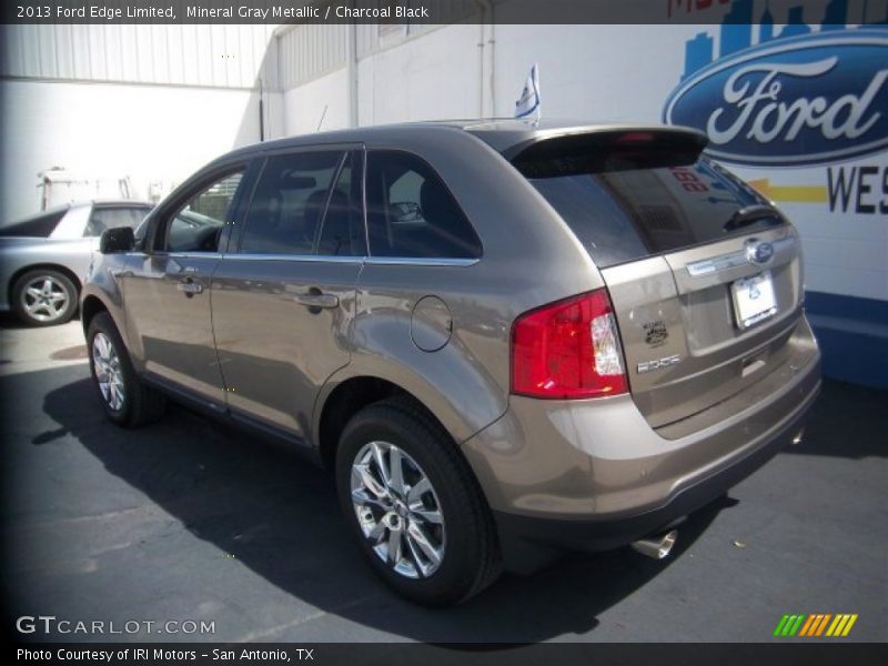 Mineral Gray Metallic / Charcoal Black 2013 Ford Edge Limited