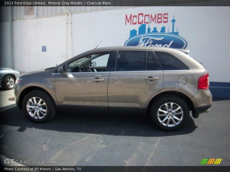 Mineral Gray Metallic / Charcoal Black 2013 Ford Edge Limited