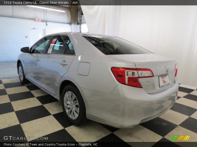 Classic Silver Metallic / Ash 2013 Toyota Camry LE