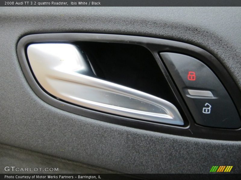 Ibis White / Black 2008 Audi TT 3.2 quattro Roadster