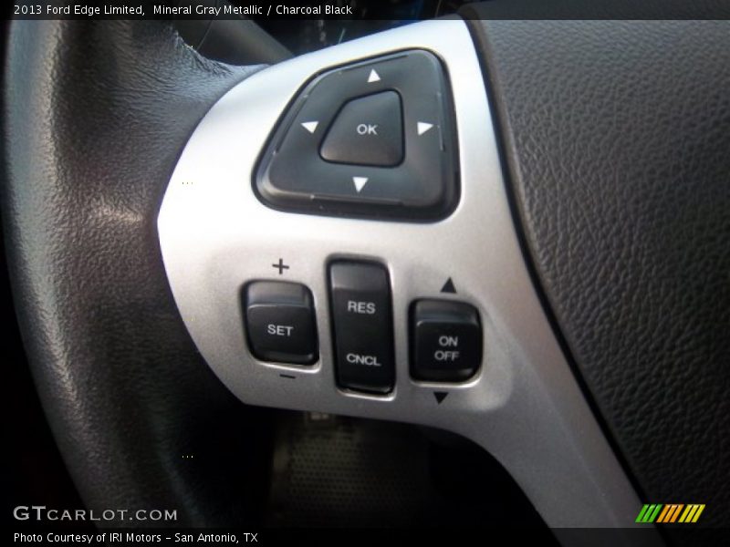 Mineral Gray Metallic / Charcoal Black 2013 Ford Edge Limited