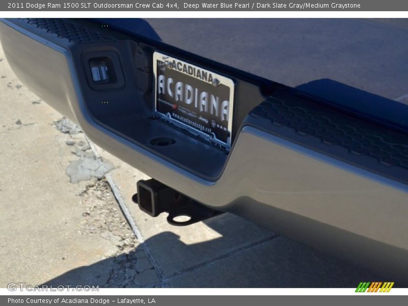 Deep Water Blue Pearl / Dark Slate Gray/Medium Graystone 2011 Dodge Ram 1500 SLT Outdoorsman Crew Cab 4x4