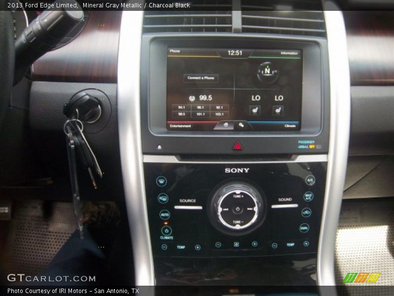 Mineral Gray Metallic / Charcoal Black 2013 Ford Edge Limited