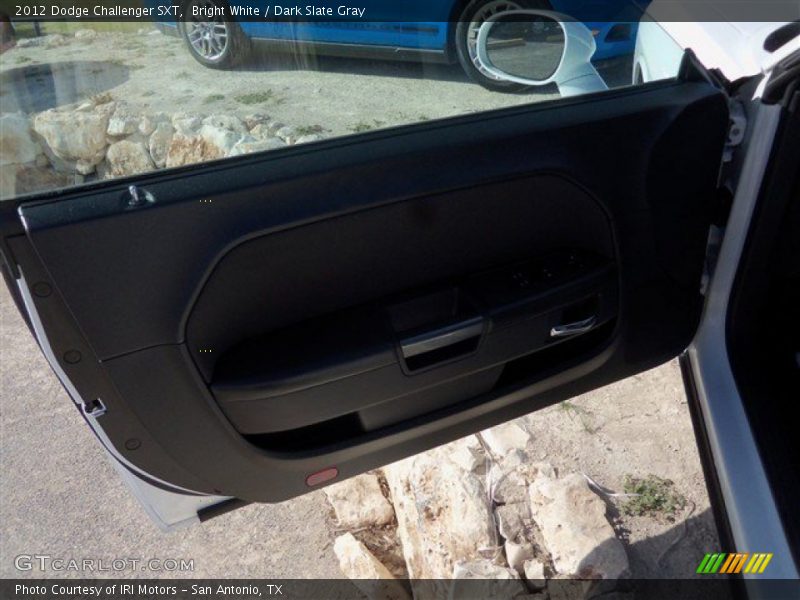 Bright White / Dark Slate Gray 2012 Dodge Challenger SXT
