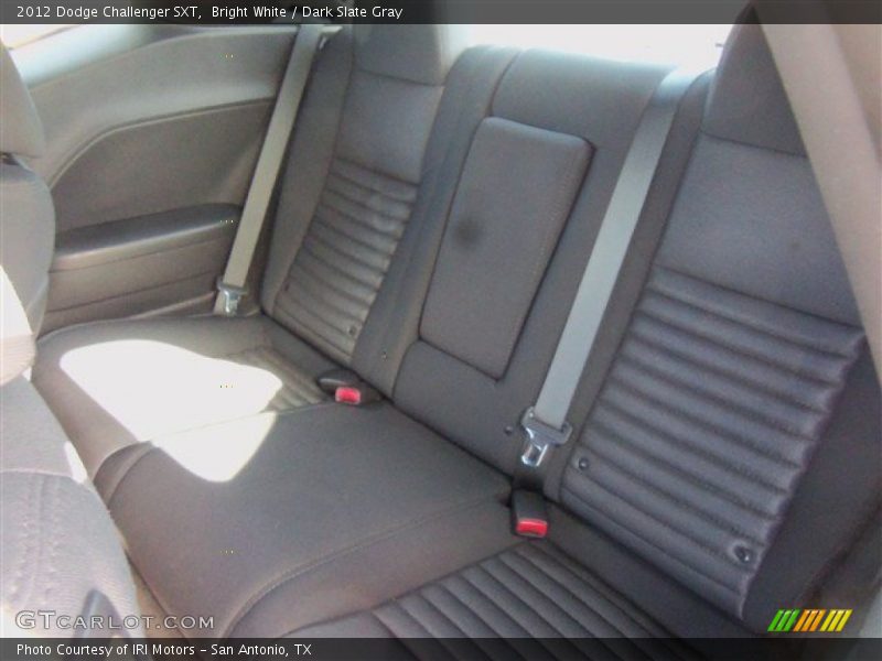 Bright White / Dark Slate Gray 2012 Dodge Challenger SXT