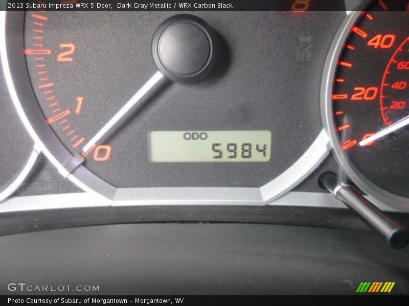 Dark Gray Metallic / WRX Carbon Black 2013 Subaru Impreza WRX 5 Door