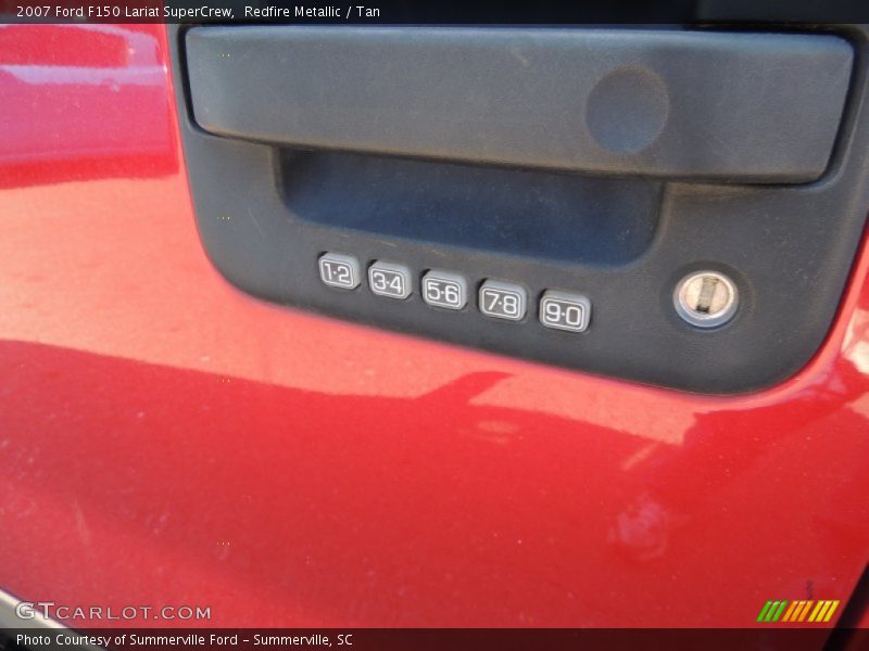 Redfire Metallic / Tan 2007 Ford F150 Lariat SuperCrew