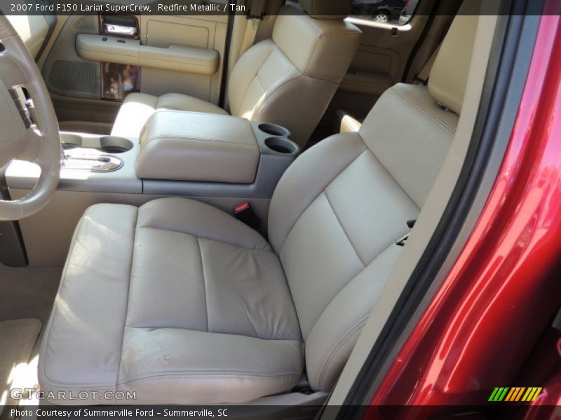 Redfire Metallic / Tan 2007 Ford F150 Lariat SuperCrew