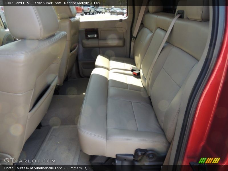 Redfire Metallic / Tan 2007 Ford F150 Lariat SuperCrew