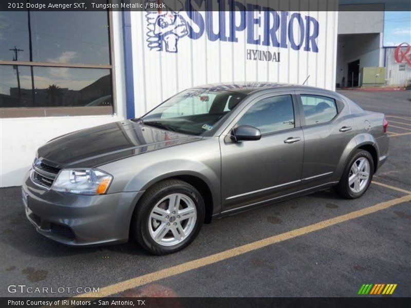 Tungsten Metallic / Black 2012 Dodge Avenger SXT