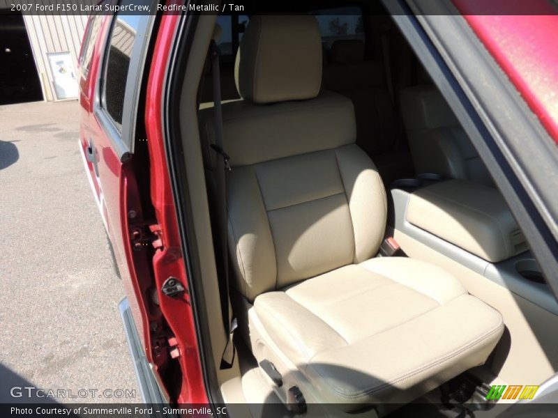 Redfire Metallic / Tan 2007 Ford F150 Lariat SuperCrew