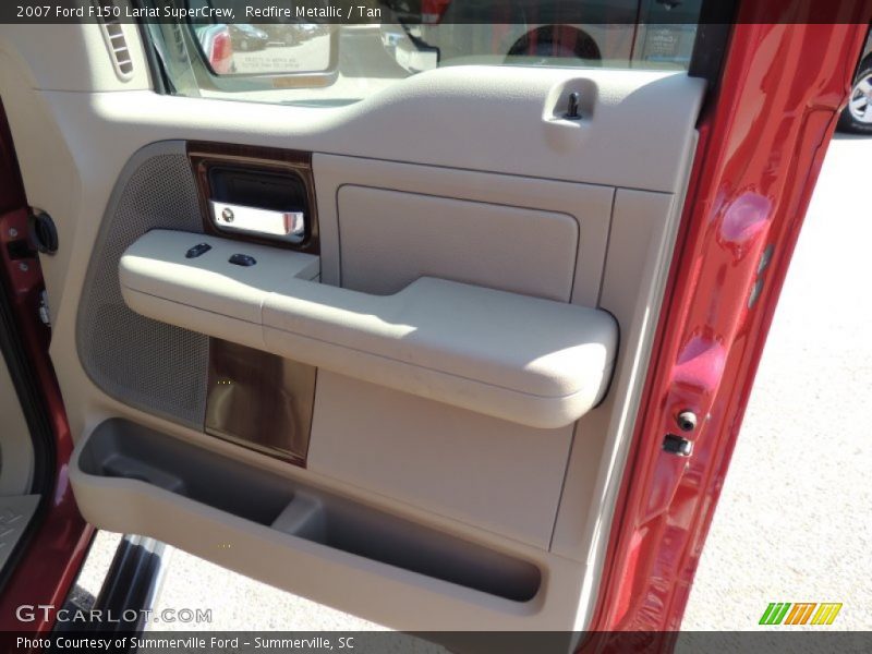 Redfire Metallic / Tan 2007 Ford F150 Lariat SuperCrew