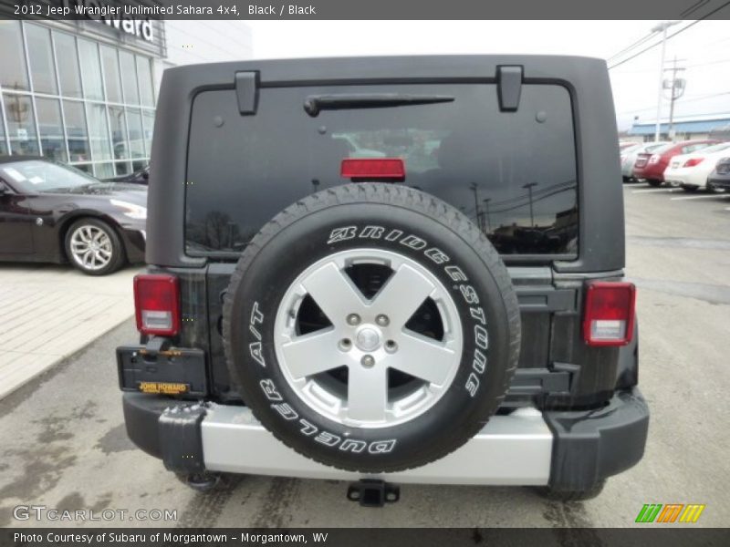 Black / Black 2012 Jeep Wrangler Unlimited Sahara 4x4
