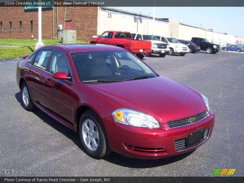Red Jewel Tintcoat / Neutral 2009 Chevrolet Impala LT