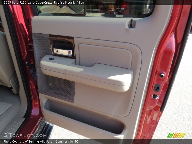 Redfire Metallic / Tan 2007 Ford F150 Lariat SuperCrew