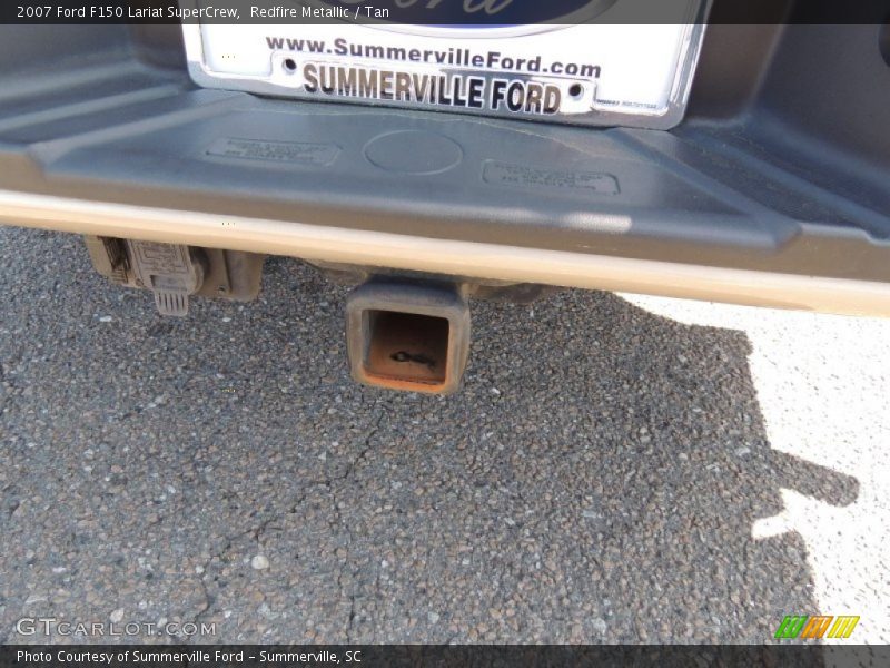 Redfire Metallic / Tan 2007 Ford F150 Lariat SuperCrew