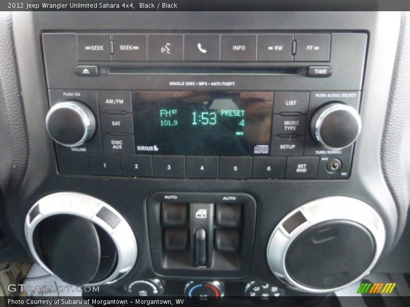 Black / Black 2012 Jeep Wrangler Unlimited Sahara 4x4