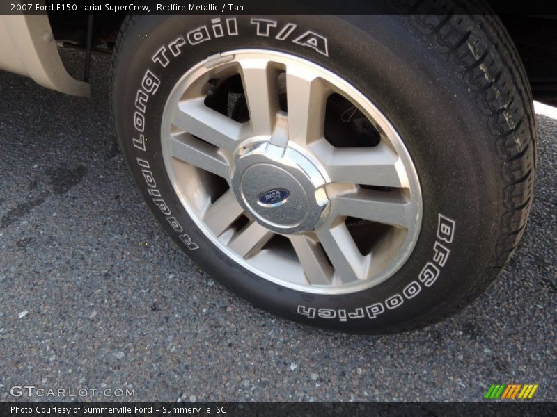 Redfire Metallic / Tan 2007 Ford F150 Lariat SuperCrew