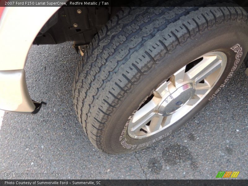 Redfire Metallic / Tan 2007 Ford F150 Lariat SuperCrew