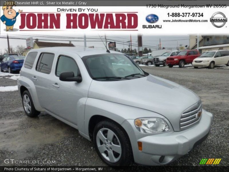 Silver Ice Metallic / Gray 2011 Chevrolet HHR LS