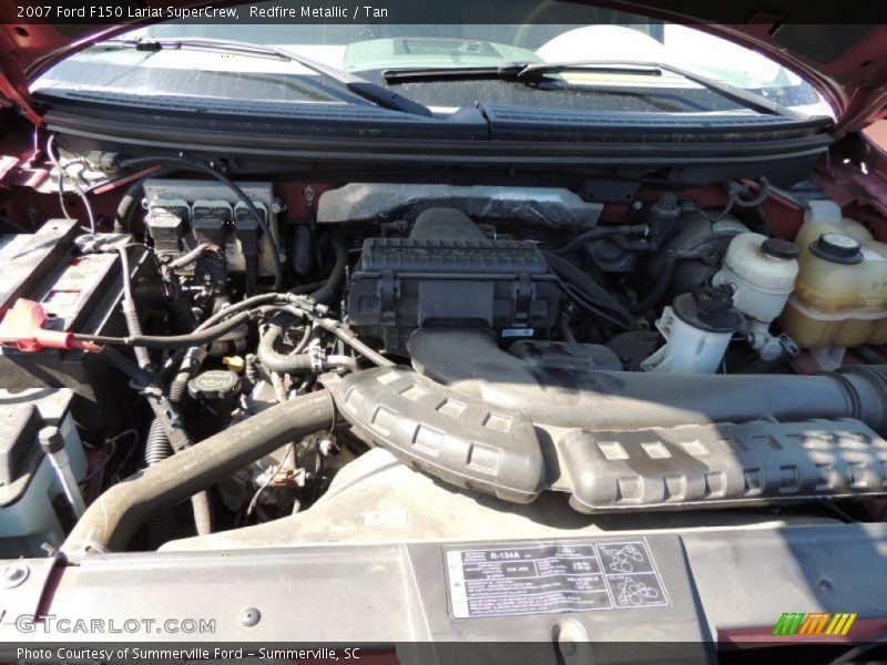 Redfire Metallic / Tan 2007 Ford F150 Lariat SuperCrew