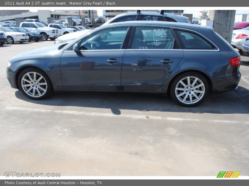 Meteor Grey Pearl / Black 2011 Audi A4 2.0T quattro Avant