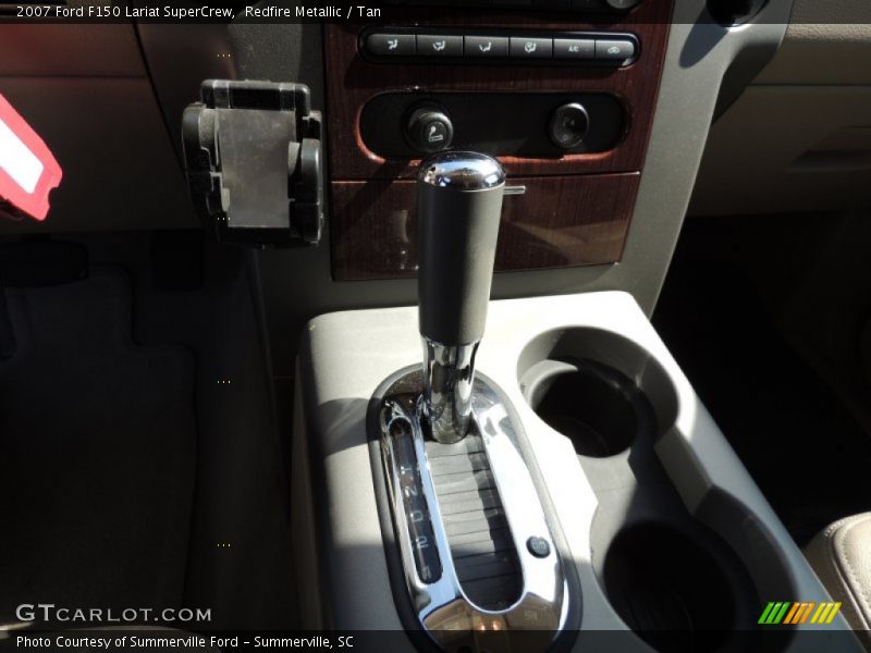 Redfire Metallic / Tan 2007 Ford F150 Lariat SuperCrew