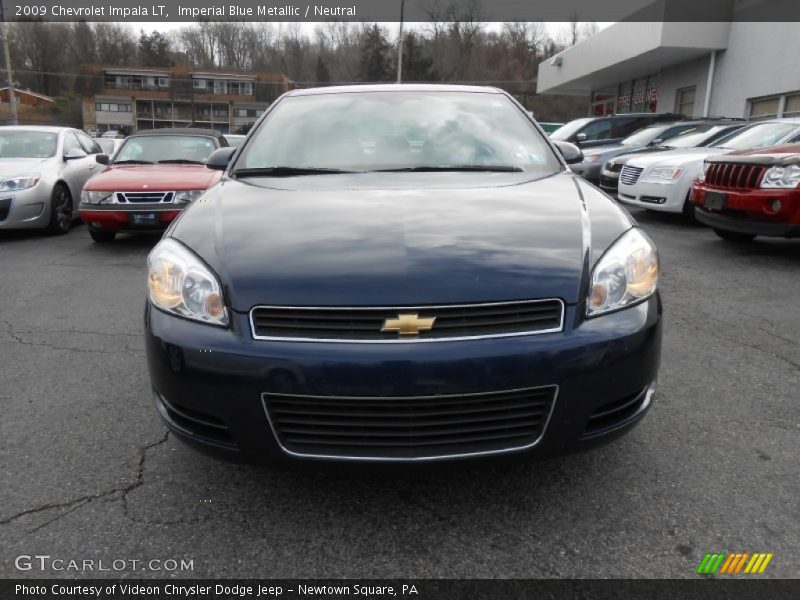 Imperial Blue Metallic / Neutral 2009 Chevrolet Impala LT
