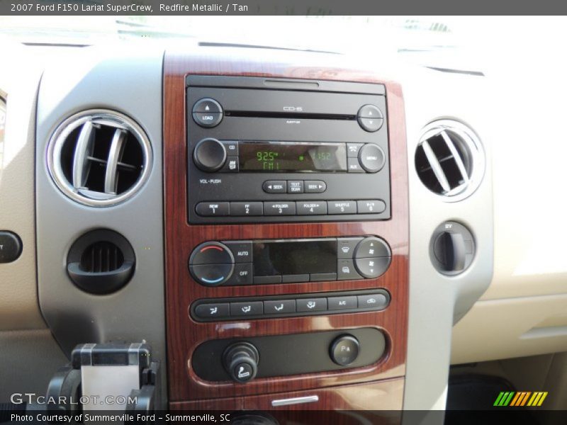 Redfire Metallic / Tan 2007 Ford F150 Lariat SuperCrew