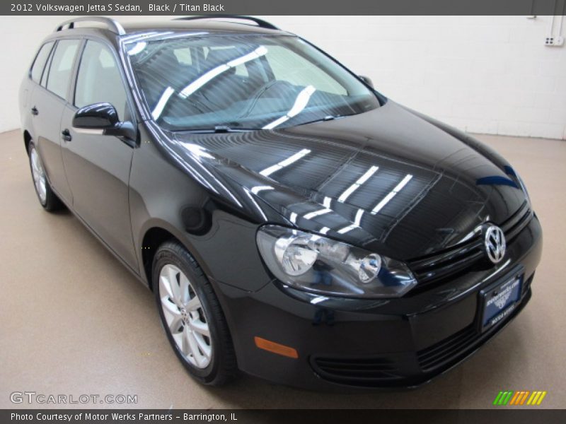 Black / Titan Black 2012 Volkswagen Jetta S Sedan