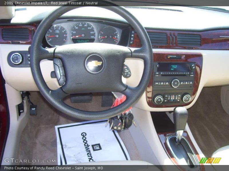 Red Jewel Tintcoat / Neutral 2009 Chevrolet Impala LT