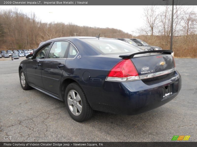 Imperial Blue Metallic / Neutral 2009 Chevrolet Impala LT