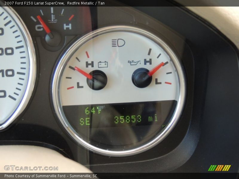 Redfire Metallic / Tan 2007 Ford F150 Lariat SuperCrew