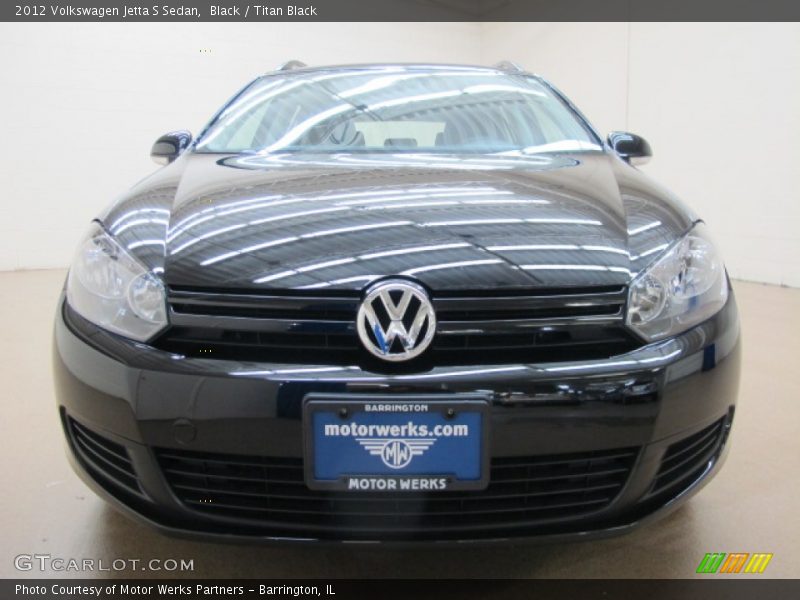 Black / Titan Black 2012 Volkswagen Jetta S Sedan