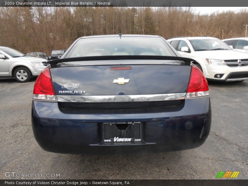 Imperial Blue Metallic / Neutral 2009 Chevrolet Impala LT