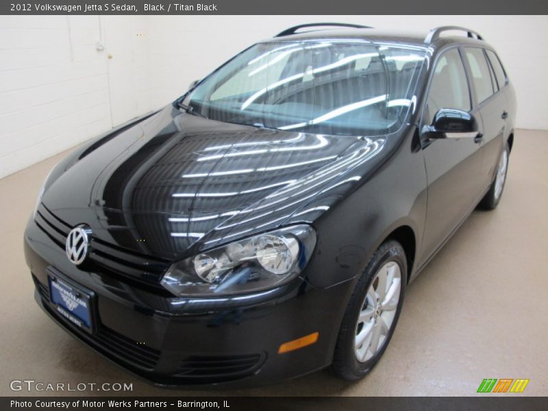 Black / Titan Black 2012 Volkswagen Jetta S Sedan