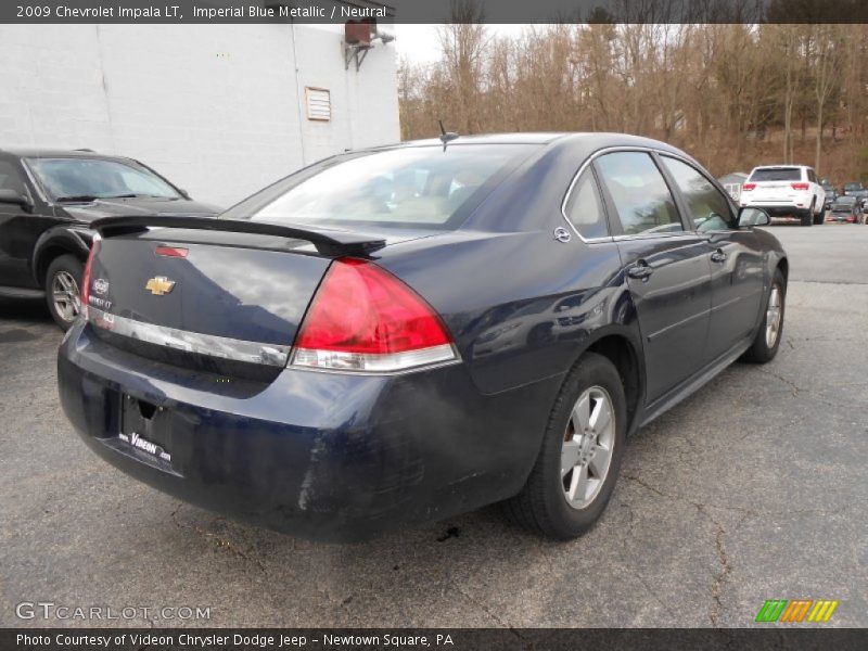 Imperial Blue Metallic / Neutral 2009 Chevrolet Impala LT